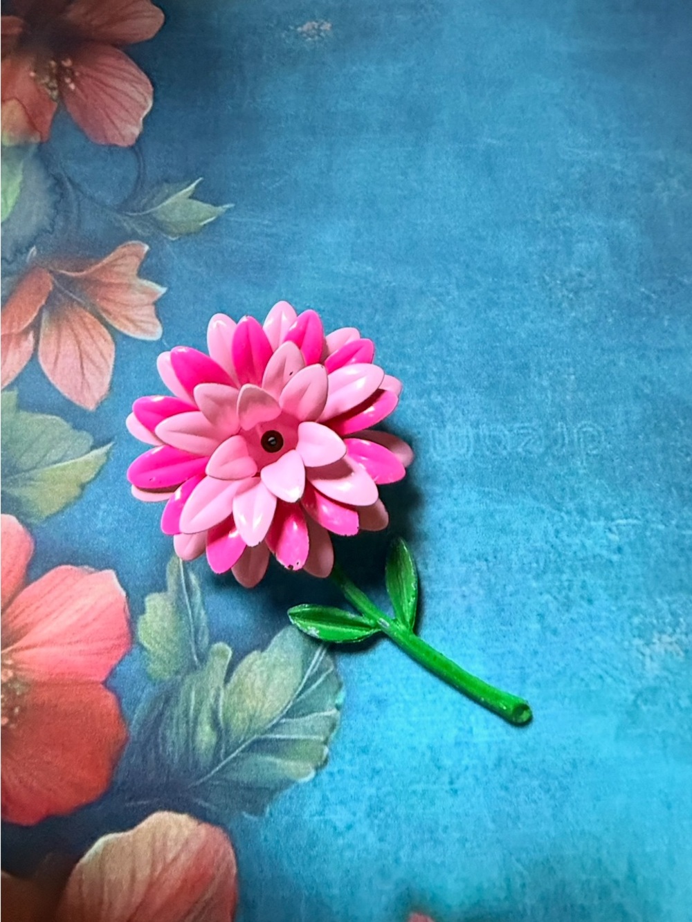 Pink Floral Flower Brooch Pin - Women Accessories